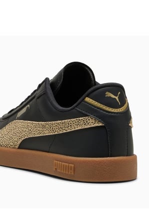 Puma Club II Era Topcat 406061 01 Kadın Sneaker Ayakkabı Siyah Altın 36-40 