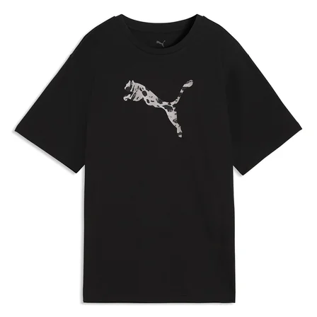 Essential Graphic Animal Kadın Siyah Günlük Stil T-Shirt 69182101