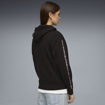 Puma ESS GRAPHIC Animal Hoodie Kadın Siyah Sweatshirt 69182201