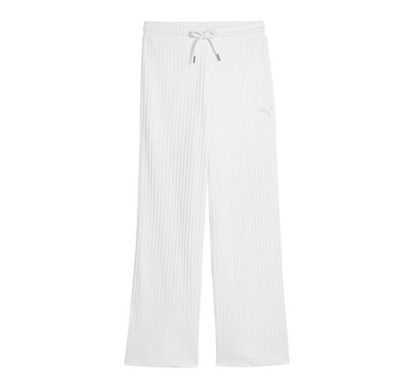693284-02 Puma Her Comfort High-Waist Wide Kadın Eşofman Altı Beyaz
