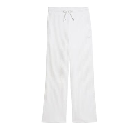 693284-02 Puma Her Comfort High-Waist Wide Kadın Eşofman Altı Beyaz