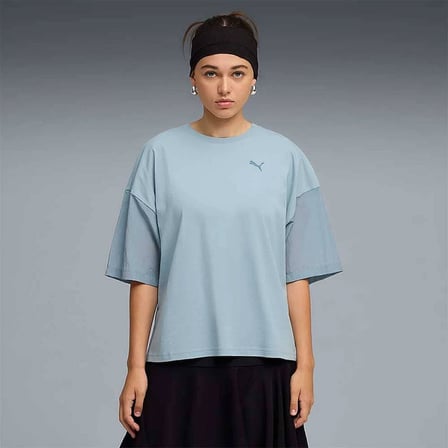 Puma HER Tee Kadın Mavi Tişört 69188347