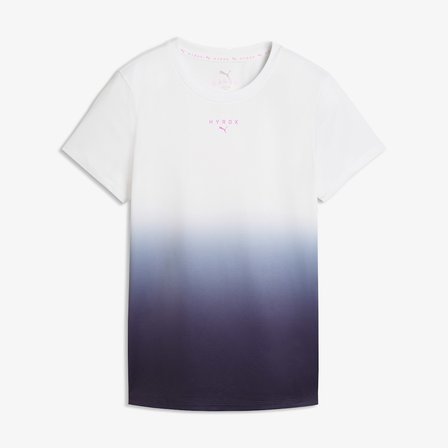 Puma x Hyrox Poly Graphic Kadın Beyaz Antrenman T-Shirt