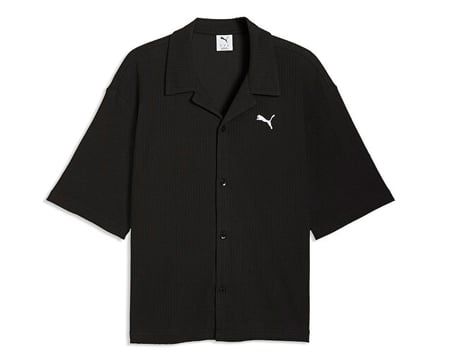 Puma Wardrobe Ess Shirt Erkek Günlük Gömlek 63436301 Siyah