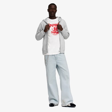 Puma Graphic  Erkek Beyaz T-Shirt