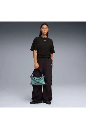 DARE TO Fitted Waist Tee Siyah Kadın T-Shirt