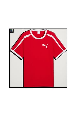 T7 Ringer Tee Erkek Kırmızı T-Shirt & Polo