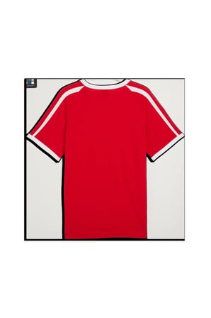 T7 Ringer Tee Erkek Kırmızı T-Shirt & Polo