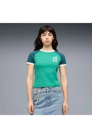 FUTURE.PUMA.ARCHIVE Tee Yeşil Kadın T-Shirt