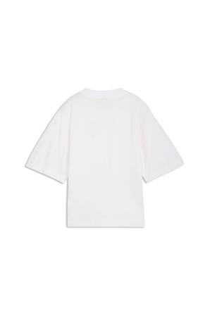 DARE TO Fitted Waist Tee Beyaz Kadın T-Shirt & Polo