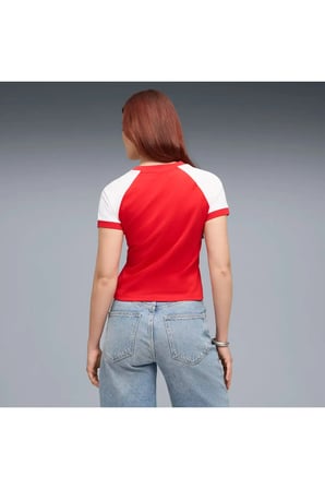 FUTURE.PUMA.ARCHIVE Tee Kırmızı Kadın T-Shirt