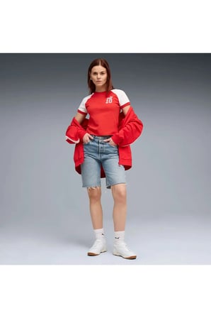 FUTURE.PUMA.ARCHIVE Tee Kırmızı Kadın T-Shirt