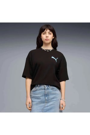 GRAPHICS Tee Kadın Siyah T-Shirt & Polo