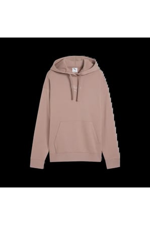 ESS SCRIPT Hoodie Kahverengi Kadın Sweatshirt