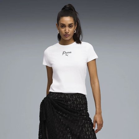 PUMA ESS SCRIPT TEE KADIN KISA KOL T-SHIRT