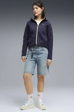 Kadın Evostrıpe Full-Zip Hoodie Sweat