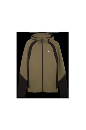 EVOSTRIPE FZ Hoodie DK Loden Green Erkek Yeşil Sweatshirt