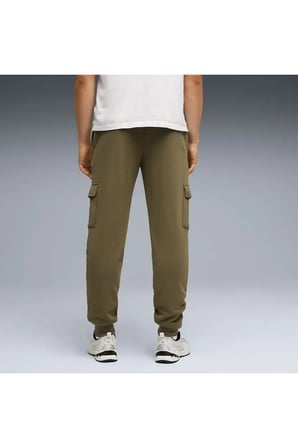 ESS No. 1 Logo Cargo Pants Haki Erkek Kargo Cepli Eşofman Alt