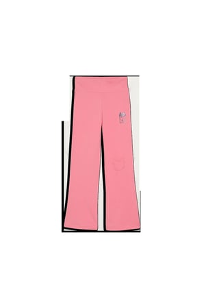 X GABBY S DOLLHOUSE Flared Leggings Pembe Kız Çocuk Tayt