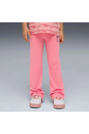 X GABBY S DOLLHOUSE Flared Leggings Pembe Kız Çocuk Tayt