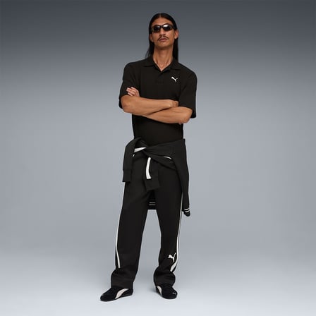 Puma Erkek Polo Yaka Tişört Wardrobe Essentials Boxy Waffle