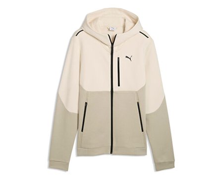 Puma Pumatech Full-Zip Hoodie Dk Erkek Günlük Ceket 63441587 Krem
