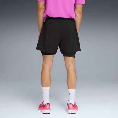 Puma x Hyrox Dryelite 2in1 Erkek Siyah Antrenman Şortu