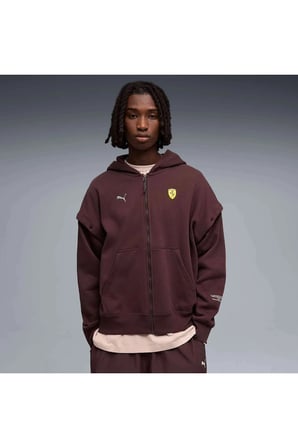 Ferrari Premium O HD Swt JKT Kahverengi Erkek Sweatshirt