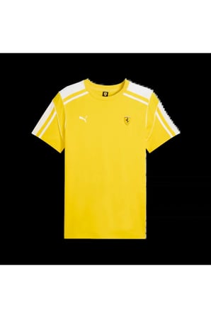 Ferrari MT7 Tee Sarı Erkek T-Shirt