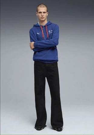Puma BMW MMS Ess Hoodie Ft Mavi Erkek Sweatshirt 63489304