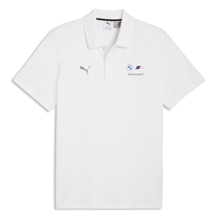 Bmw Mms Essentials Erkek Beyaz Günlük Stil Polo Yaka T-Shirt 63490002