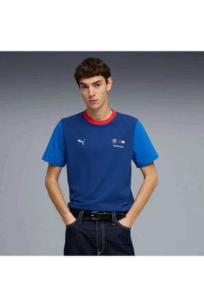 BMW MMS Ess Logo Tee Mavi Erkek Tişört