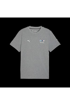 BMW MMS Ess Logo Tee Gri Erkek T-Shirt & Polo