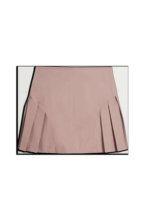 DARE TO Woven Short Skirt Pembe Kadın Etek
