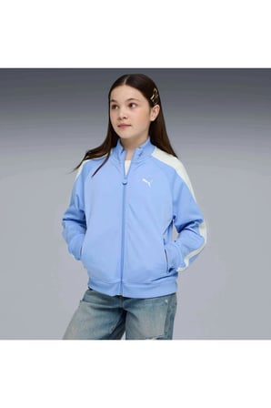 T7 ALWAYS ON Track Jacket G Intense Lave Mavi Kız Çocuk Ceket