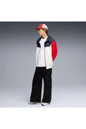 Windbreaker Beyaz Erkek Ceket