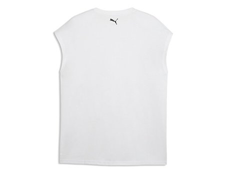 Puma M Graphic Cutoff Tank Erkek Antrenman Tişörtü 52852902 Beyaz