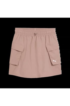 WARDROBE ESS WV Cargo Skirt Pembe Kadın Etek