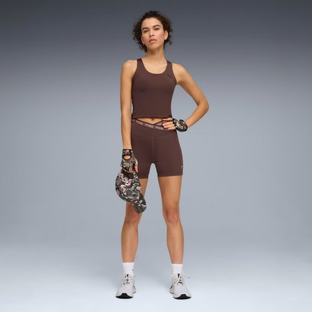 Puma Strong Cf Short Kadın Kahverengi Tayt