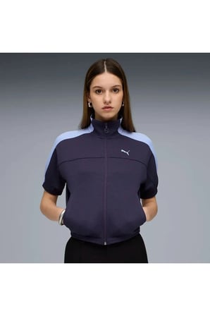 T7 Short Sleeve Jacket Mor Kadın Ceket
