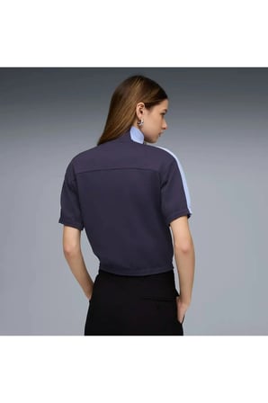 T7 Short Sleeve Jacket Mor Kadın Ceket