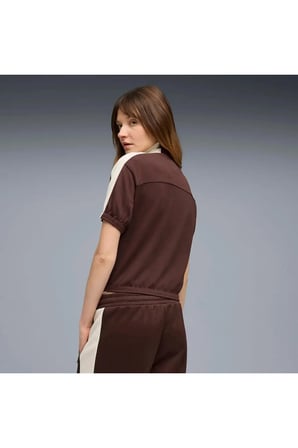 T7 Short Sleeve Jacket Kahverengi Kadın Ceket