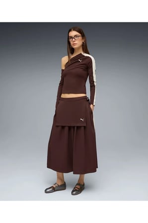 T7 Midi Pleated Skirt