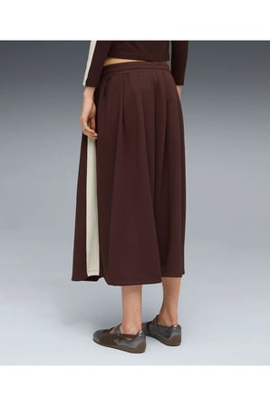 T7 Midi Pleated Skirt