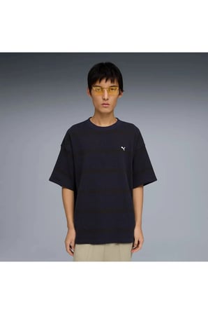 SELECT Essentials Waffle Tee Siyah Erkek T-Shirt