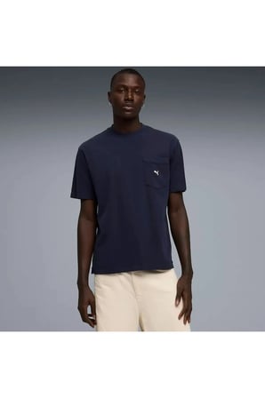 SELECT Essentials Pocket Tee Lacivert Erkek T-Shirt