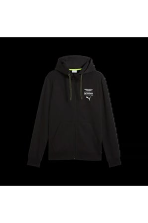AMF1 Essential Hooded Jacket Siyah Erkek Kapüşonlu Sweatshirt