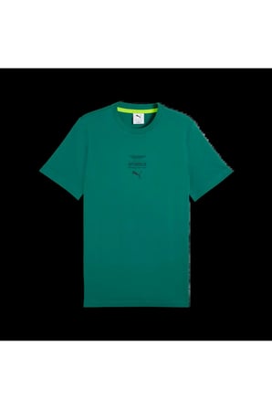AMF1 Essential Logo Tee 1 Yeşil Erkek T-Shirt