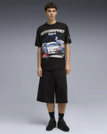 Puma 634888-01 BMW MMS Sportswear Grphc Tee Tişört Erkek T-Shirt