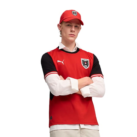 Avusturya 2026 İç Saha Erkek Kırmızı Futbol Forma 78320001